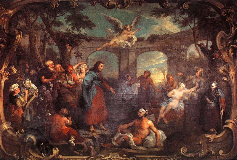 William Hogarth The Pool of Bethesda China oil painting art